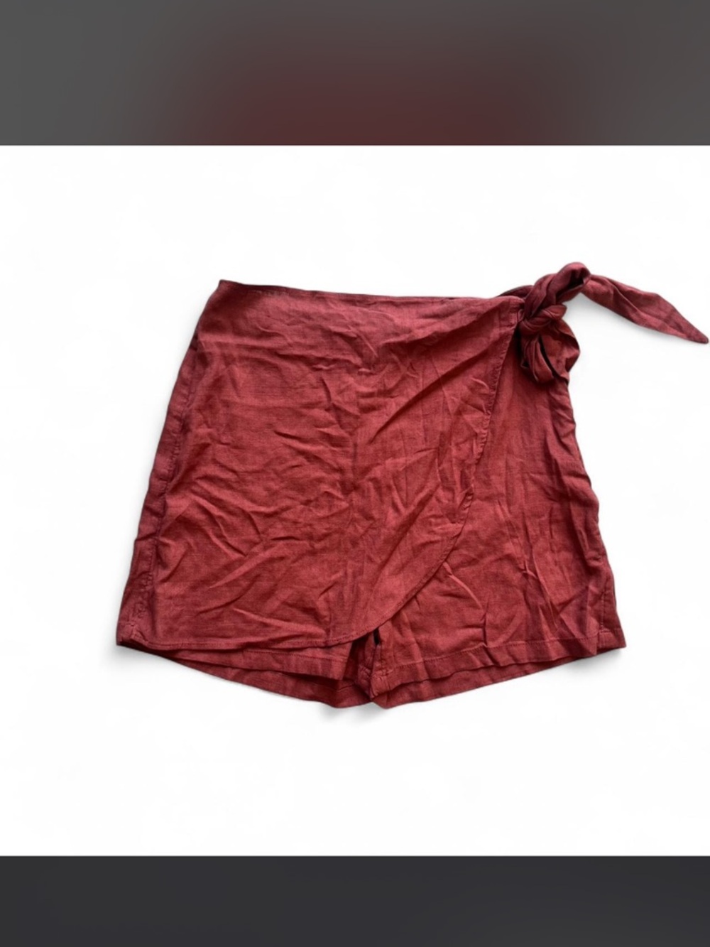 Linen blend EUC C&A burnt Orange EUR 36, equivalent to US 4.